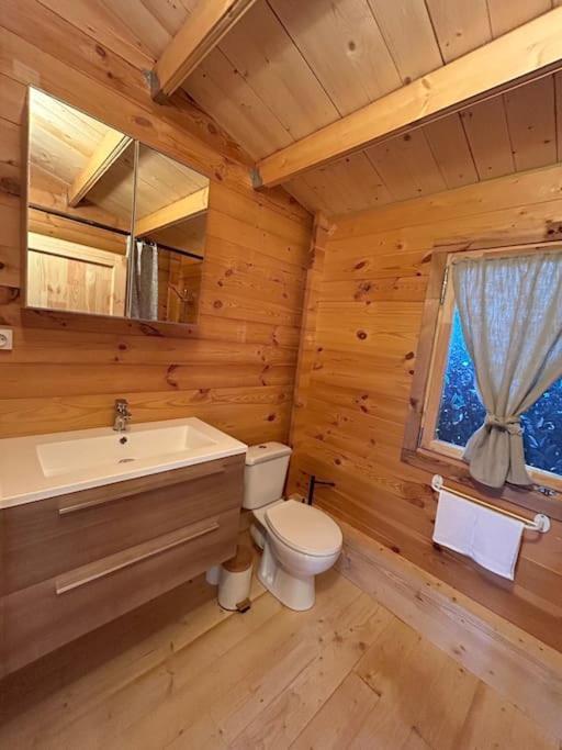 Chalet Bois Jacuzzi Bessan Εξωτερικό φωτογραφία